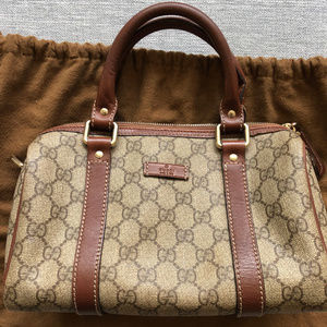 Gucci GG Supreme Small Joy Boston Bag